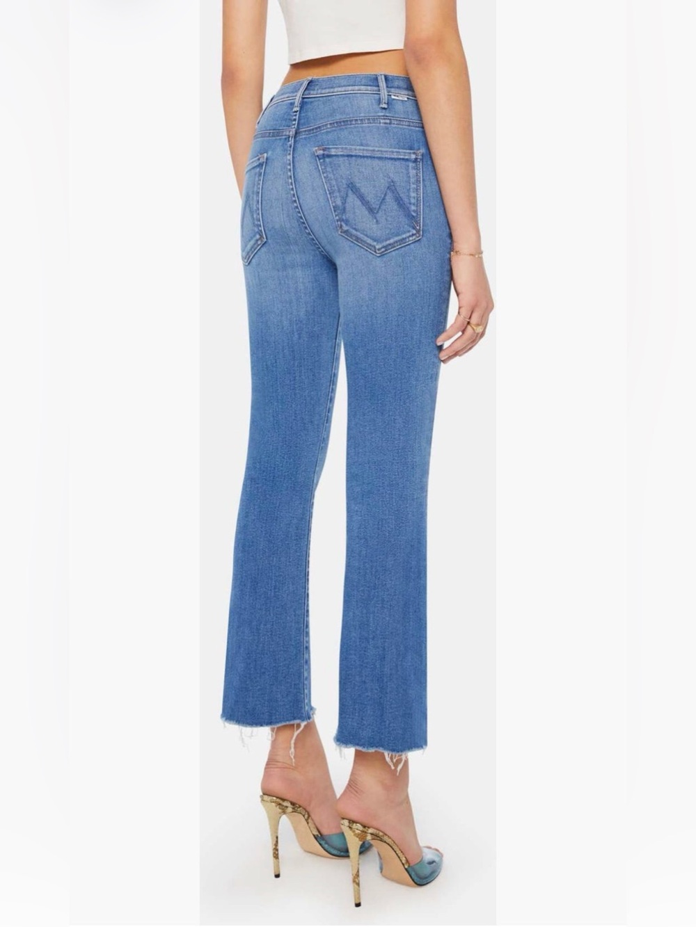 MOTHER The Hustler Ankle Fray
in No Promises
Size 32
